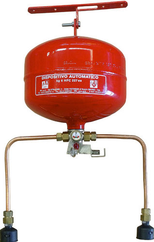 Festinstallierter Feuerlöscher - 10 kg, HFC 227 | AUT10002 - Pii Srl - automatisch