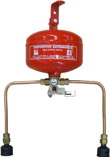 Festinstallierter Feuerlöscher - 1.5 kg, HFC 227 | AUT15002 - Pii Srl - automatisch