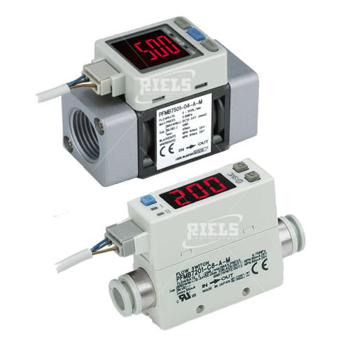 Thermo-Durchflusswächter - PF2MC7 series - Riels Instruments - für Luft / kompakt / digital