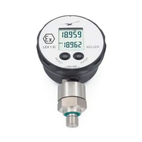 Absolutes Manometer - LEX1 series - Riels Instruments - mit LCD-Display / Gewinde / elektronisch