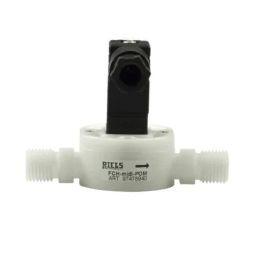 Turbinen-Durchflussmesser - FCH-MIDI-POM  - Riels Instruments - Impeller / Volumen / für Flüssigkeiten