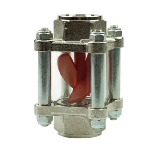 Durchflussanzeiger - RIV900 series  - Riels Instruments - Flügelschraube / Glas / für die Lebensmittelindustrie