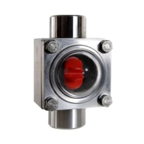 Durchflussanzeiger - RIV960 series  - Riels Instruments - Flügelschraube / für die Lebensmittelindustrie / für Kühlkreislauf