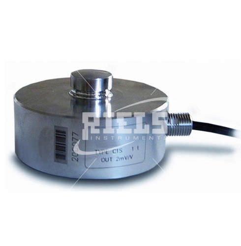 Druckkraft-Wägezelle - CBS - Riels Instruments - Knopf / Dehnungsmessstreifen / 2 mV/V