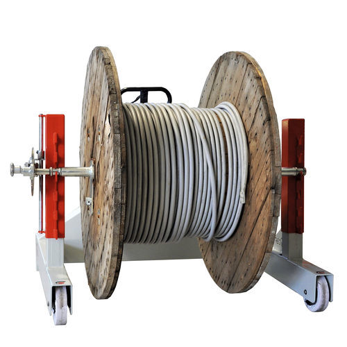 Kabeltrommelabwickler - TITANIUM 0600.1600E - CEF ENGINEERING s.r.l. - mobil / mit Hubvorrichtung