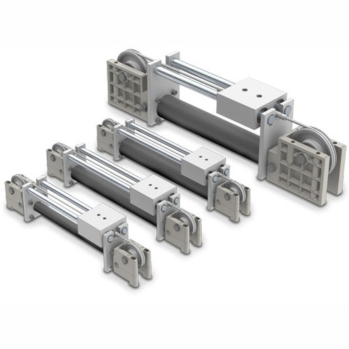 Kabel-Zylinder - DP series - Tolomatic, TOL-O-MATIC - Stahl / Aluminium / Führung