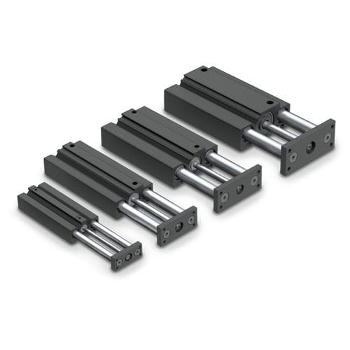 Pneumatikzylinder - Power-Block2™ - Tolomatic, TOL-O-MATIC - mit geführter Kolbenstange / doppeltwirkend / Block
