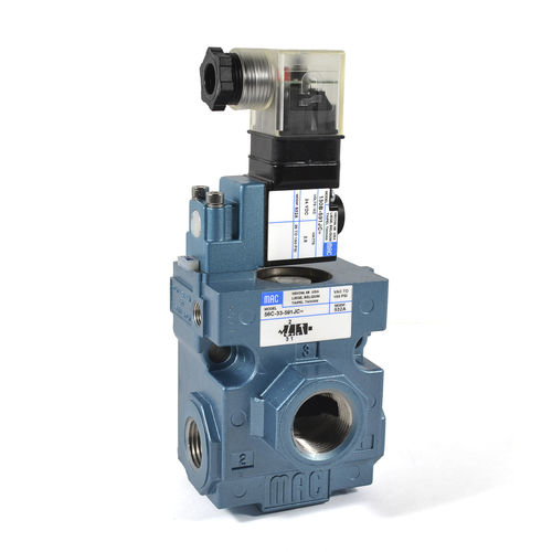 Pneumatik-Wegeventil / Schieber - 56 series - MAC Valves - mit Klappe / magnetbetrieben / direktgesteuert