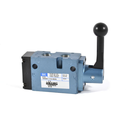 Pneumatik-Wegeventil / Schieber - 1800 series - MAC Valves - mit manueller Bedienung / mechanisch betätigt / 5/2-Wege