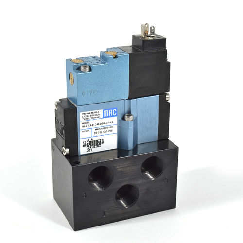 Pneumatik-Wegeventil / Schieber - 83 series - MAC Valves - magnetbetrieben / vorgesteuert / 4-Wege