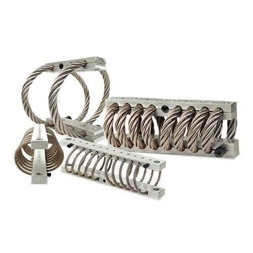 Elastische Lagerung / Edelstahl - WR series - Enidine - massives Aluminium / stoßdämpfend / Drahtseil-Dämpfer