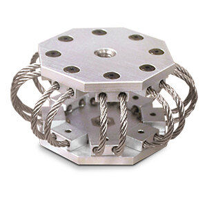 Runde elastische Lagerung - CCR3 series - Enidine - massives Aluminium / Edelstahl / für Motor