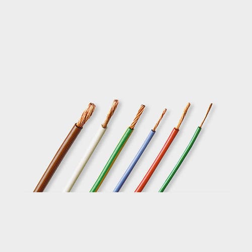 Isolierter Leitungsdraht - FLEXI-E series - Stäubli Electrical Connectors AG - Kupfer / PVC / weich