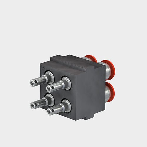 Hydraulisches Steckverbinder-Modul - RCT - Stäubli Electrical Connectors AG - pneumatisch / Schrauben / Kunststoff