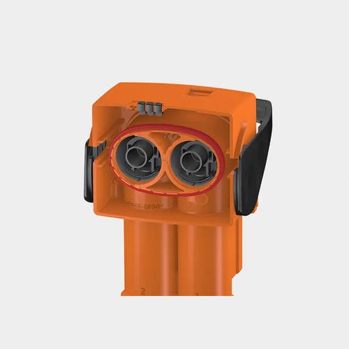 Zweipoliger Steckverbinder - PM-MP10-2SDD-IT - Stäubli Electrical Connectors AG - Daten / Stromversorgung / Winkel