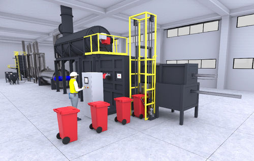 Verbrennungsanlage für Müll - ECOTEC - For.Tec. srl - Drehrohrofen / kontinuierlich / mit Gasreinigungssystem