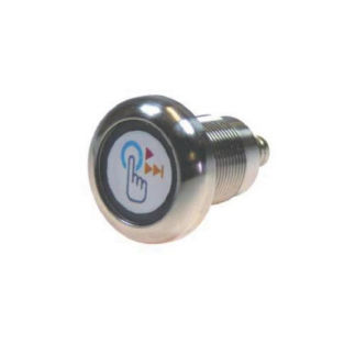 Drucktaster / IK 08 - KDT series - Eickmann Elektronik GmbH&Co.KG - Edelstahl / Kunststoff / LED