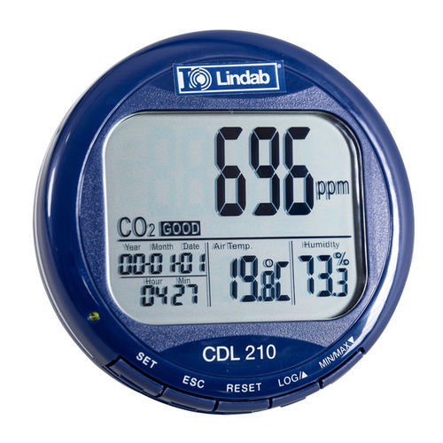 Luftqualitäts-Messgerät / Innenraum - CDL 210 - LINDAB - für gewerbliche Nutzung / CO2 / relative Luftfeuchtigkeit