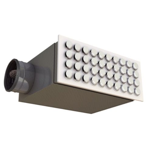 Rechteckige Luftdurchlass - NR19 - LINDAB - wandmontiert / horizontal / Box