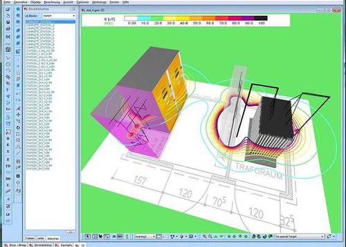 Software / Simulations für elektromagnetische Felder - EFC-400 - Narda Safety Test Solutions GmbH - 3D / 2D