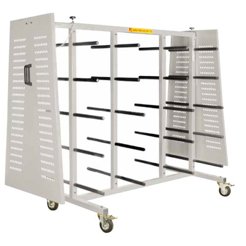 Wagen für Materialumschlag - CHP-1730 - TRONZADORAS MG - Metall / Aluminiumprofil / mit Lenkrolle