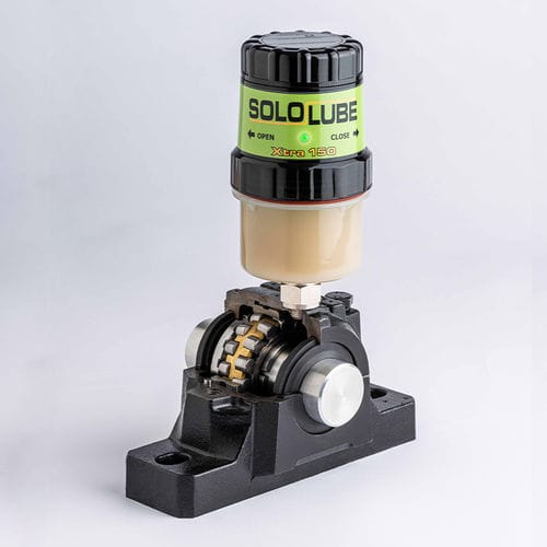 Einzelpunkt-Schmierstoffgeber - Sololube series - GRUETZNER GmbH - elektromechanisch / für Wälzlager / Ketten