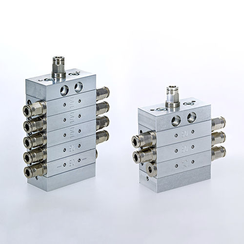 Schmiermittel-Progressivverteiler - LAT-PRV series - GRUETZNER GmbH - modular