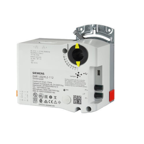 Mechanischer Klappenantrieb - DXR1.E02PLZ-112 - Siemens Building Technology HVAC Products - 90° / IP20 / kompakt