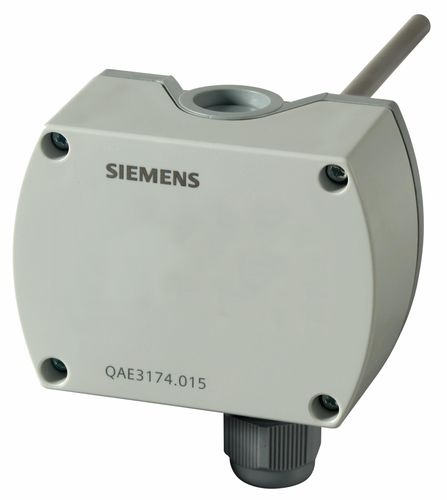 Pt1000-Temperatursensor - QAE3174.015 - Siemens Building Technology HVAC Products - 4-20 mA / G 1/2 / IP65