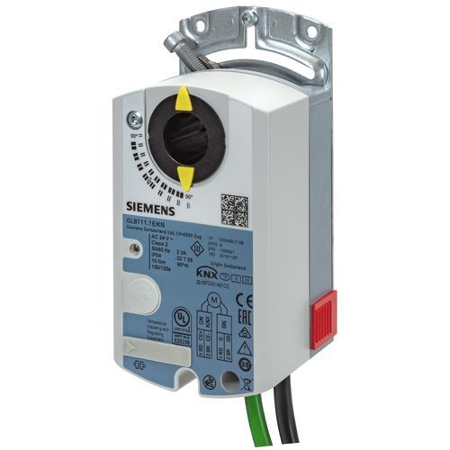 Mechanischer Klappenantrieb - GLB111.1E/KN - Siemens Building Technology HVAC Products - drehbar / IP54 / verstellbar