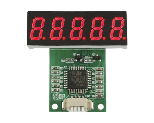 LED-Display - LDP-M3104RI-UR - LUMEX - 5-stellig / 7 Segmente / Industrie