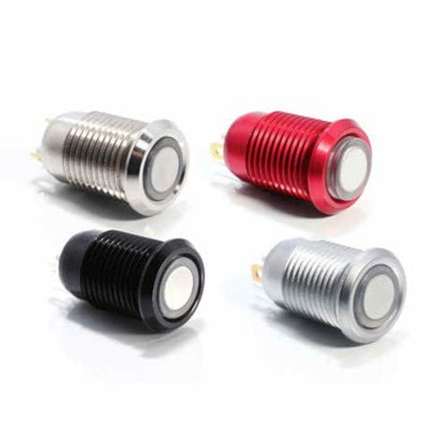 Wasserdichter Drucktaster - W12M/WS12M/WG12M series - LUMEX - IP67 / Metall / Aluminium