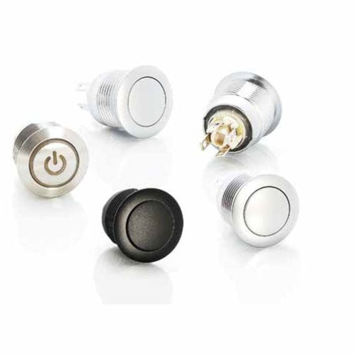Wasserdichter Drucktaster - WSA57M series - LUMEX - IP67 / Metall / Aluminium