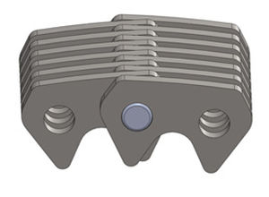Kette für Antrieb - HV3F3 - Ocean Industry - Stahl / rund / für Räder