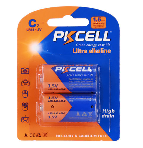 Alkaline Batterie - LR14  - Shenzhen PKCELL Battery Co. Ltd - C-Typ / 1,5 V / UL