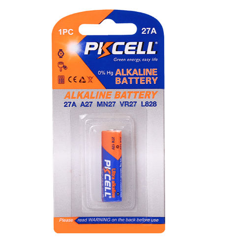 Alkaline Batterie - 12V 27A - Shenzhen PKCELL Battery Co. Ltd - zylindrisch / 12 V / UL