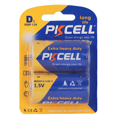 Zink-Kohle-Batterie - R20P - Shenzhen PKCELL Battery Co. Ltd - D-Typ / 1,5 V / RoHS-konform
