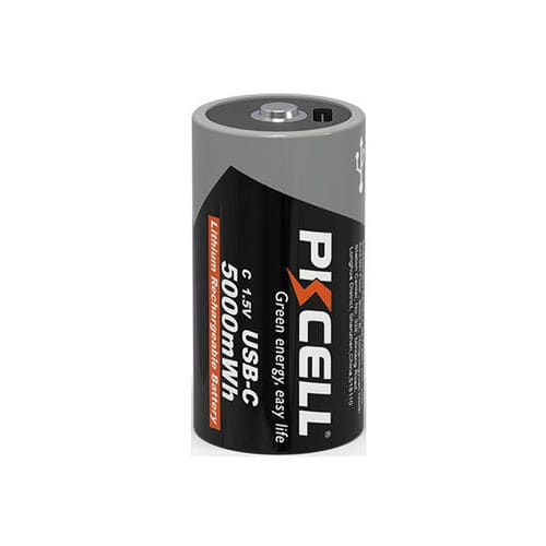 Wiederaufladbare Batterie / Lithium - Shenzhen PKCELL Battery Co. Ltd - C-Typ / 1,5 V / für Notstromversorgung