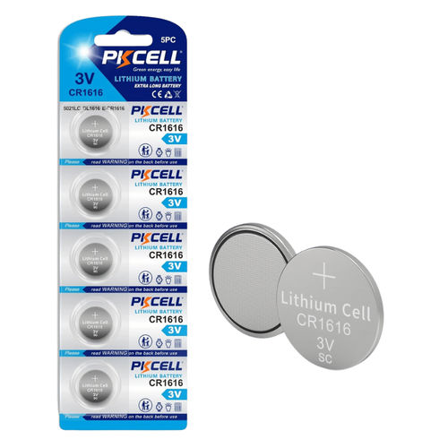 Lithium-Mangandioxid-Batterie - 1616 - Shenzhen PKCELL Battery Co. Ltd - rund / CR / 3 V