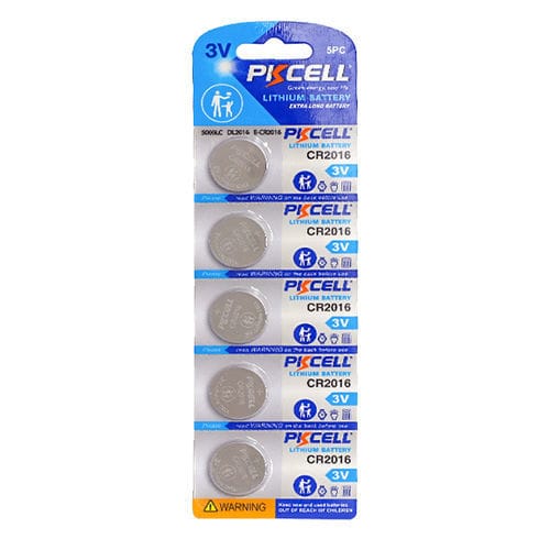 Lithium-Mangandioxid-Batterie - 2016 - Shenzhen PKCELL Battery Co. Ltd - rund / CR / 3 V