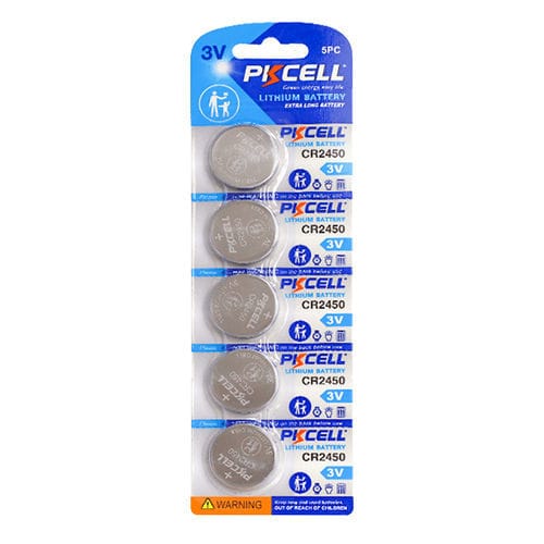 Lithium-Mangandioxid-Batterie - 2450 - Shenzhen PKCELL Battery Co. Ltd - rund / CR / 3 V