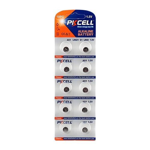 Alkaline Batterie - AG1/LR20 - Shenzhen PKCELL Battery Co. Ltd - rund / rund / 1,5 V