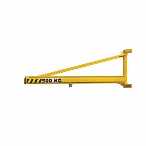 Hohlprofil-Schwenkkran - PMTC - COMEGE - wandmontiert / 180° / mechanisch