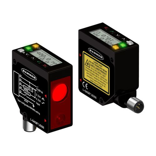 Laser-Triangulation-Abstandssensor - LE SERIES - BANNER ENGINEERING CORP. - analog / digital / IP67