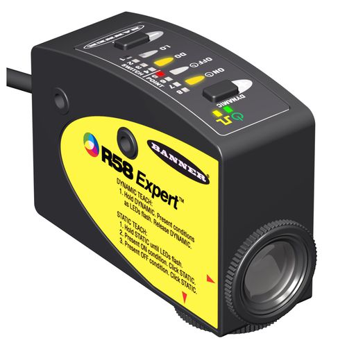 Rechteckiger Kontrasttaster - R58 SERIES - BANNER ENGINEERING CORP. - RGB / gehärtet / IP67