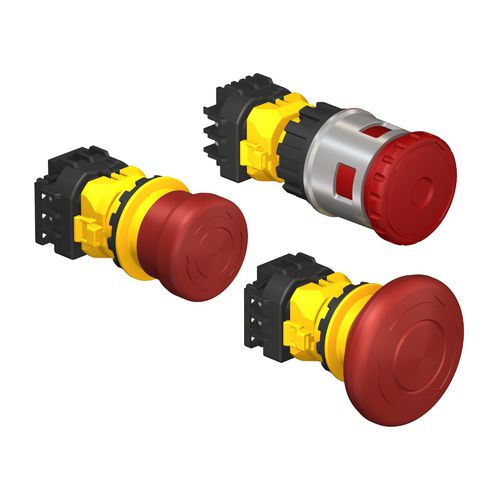 Drucktaster für Schalttafeleinbau - SSA-EB series - BANNER ENGINEERING CORP. - Notausschalter / IP65 / beleuchtet