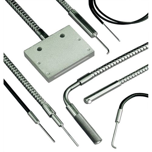 Optoelektronischer Sensor / Reflex-Lichttaster - GLASS FIBER OPTICS - BANNER ENGINEERING CORP. - Einweg / rechteckig / zylindrisch