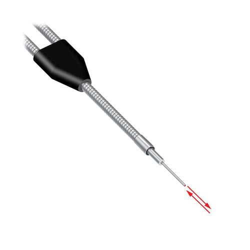 Optoelektronischer Sensor / Reflex-Lichttaster - HIGH TEMPERATURE FIBER OPTICS - BANNER ENGINEERING CORP. - Einweg / rechteckig / zylindrisch
