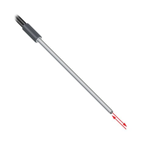 Optoelektronischer Sensor / Reflex-Lichttaster - SPECIALTY FIBER OPTICS - BANNER ENGINEERING CORP. - Einweg / rechteckig / zylindrisch