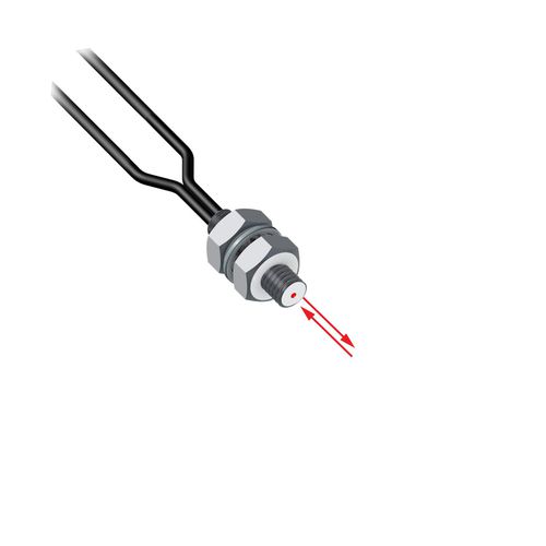 Optoelektronischer Sensor / Reflex-Lichttaster - TIGHT BEND RADIUS FIBER OPTICS - BANNER ENGINEERING CORP. - Einweg / rechteckig / zylindrisch